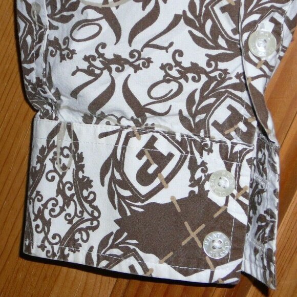 PHAT FARM Phat Classics Mens Vintage 90s Shirt Sz 2XL Dramatic Logo Brown - Picture 6 of 8